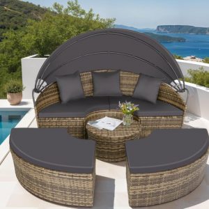 BAIN DE SOLEIL MODULABLE TECTAKE