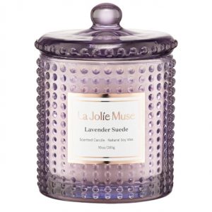 Bougie Parfumée à la Lavande, JOLIE MUSE
