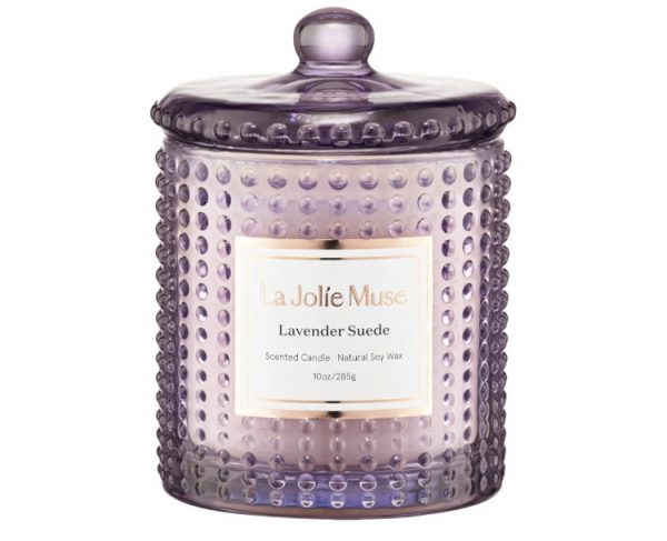 Bougie Parfumée à la Lavande, JOLIE MUSE