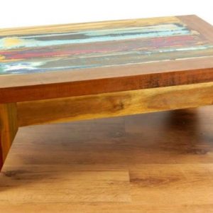 Table Basse en Bois de Teck Recyclé LIVASIA
